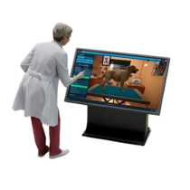 Виртуальный учебный комплекс «Процедурный тренажер ветеринарного врача». Комплектация интерактивный стол - «globural.ru» - Чапаевск