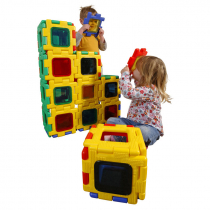 Набор Полидрон Гигант "Комплект встраиваемых цветных окон". Дополнительный набор - «globural.ru» - Чапаевск