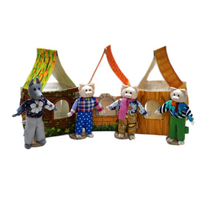 Набор шагающих кукол к сказке "Три поросенка" - «globural.ru» - Чапаевск