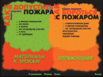 Основы пожарной  безопасности. (Электронное учебное пособие по курсу ОБЖ) - «globural.ru» - Чапаевск