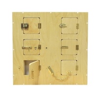 Настенный модyль с 6-ю замочками и задвижками 70 *10 *70 см - «globural.ru» - Чапаевск