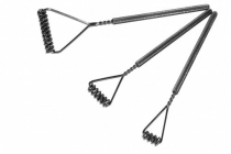 Комплект массажных логопедических зондов "Ежиная семья" на толстых ручках с накаткой - «globural.ru» - Чапаевск