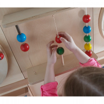 Тактильно-развивающая панель «Магнитные шарики» (вариант 1) - «globural.ru» - Чапаевск