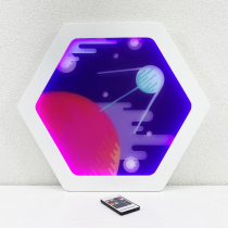 Декоративная тактильная панель с подсветкой - «Спутник» - «globural.ru» - Чапаевск