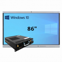 Интерактивная панель 86" (встроенный ПК Win10, Intel i5) - «globural.ru» - Чапаевск