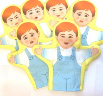 Набор кукол - рукавичек "Эмоции. Мальчики" - «globural.ru» - Чапаевск