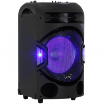 Переносная мобильная акустическая система с возможностью подключения микрофона и проигрывания аудиофайлов с флеш-накопителя мощностью не менее 250 Вт - «globural.ru» - Чапаевск