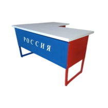 Стол преподавателя "Патриот" угловой с выкатной тумбой - «globural.ru» - Чапаевск