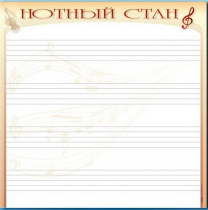 Доска магнитно-маркерная "Нотный стан" - «globural.ru» - Чапаевск