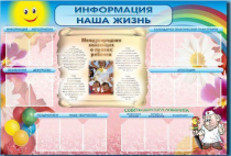 Стенд-уголок "Информация. Наша жизнь" - «globural.ru» - Чапаевск
