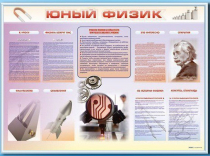 Стенд-уголок "Юный физик" - «globural.ru» - Чапаевск