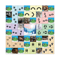 Коврик для логобота Пчелка "Следы животных" - «globural.ru» - Чапаевск