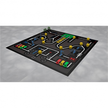 Соревновательное поле с элементами MakeX Stater Arenas Kit - «globural.ru» - Чапаевск