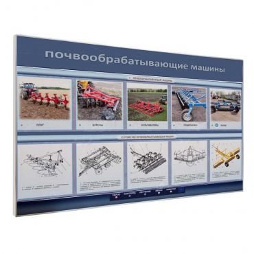 Электрифицированный светодинамический стенд «Почвообрабатывающие машины» - «globural.ru» - Чапаевск